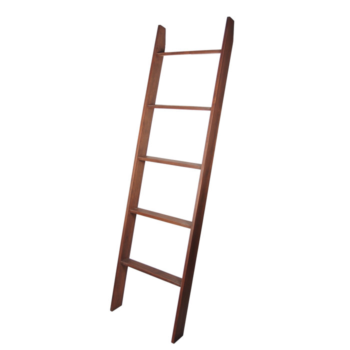 Gracie Oaks 72'' Tall Solid Wood Blanket Ladder & Reviews Wayfair